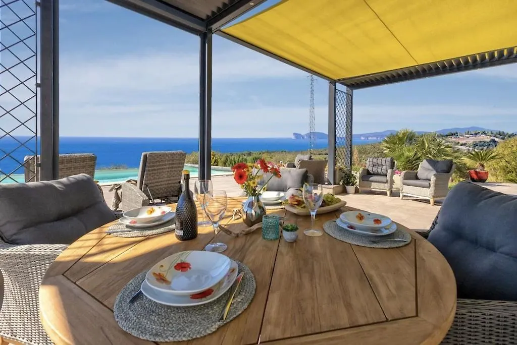 Villa Luxury Sunshine Alghero Con Piscina Vista Mare